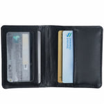 Load image into Gallery viewer, Slim Compact Bi-fold Real Cow Full Grain Leather Card Holder
