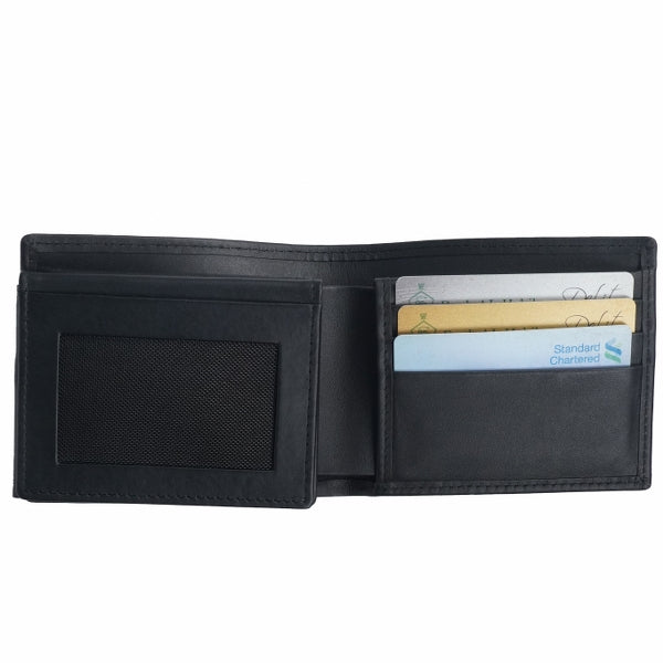 Multi Fold Natural Cow Hide Leather Mens Wallet