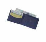 Load image into Gallery viewer, Mens Genuine Vintage Leather Wallet-BLUE BERRY
