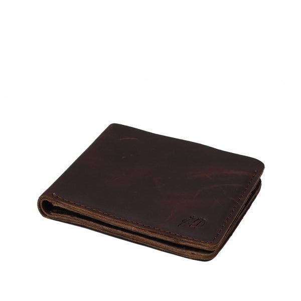 Mens Genuine Vintage Leather Wallet-BORDO