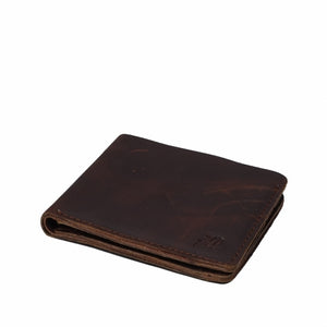 Mens Genuine Vintage Leather Wallet-BORDO