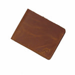 Load image into Gallery viewer, Mens Genuine Vintage Leather Wallet-WOOD BROWN

