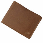 Load image into Gallery viewer, Mens Genuine Vintage Leather Wallet-WOOD BROWN S3
