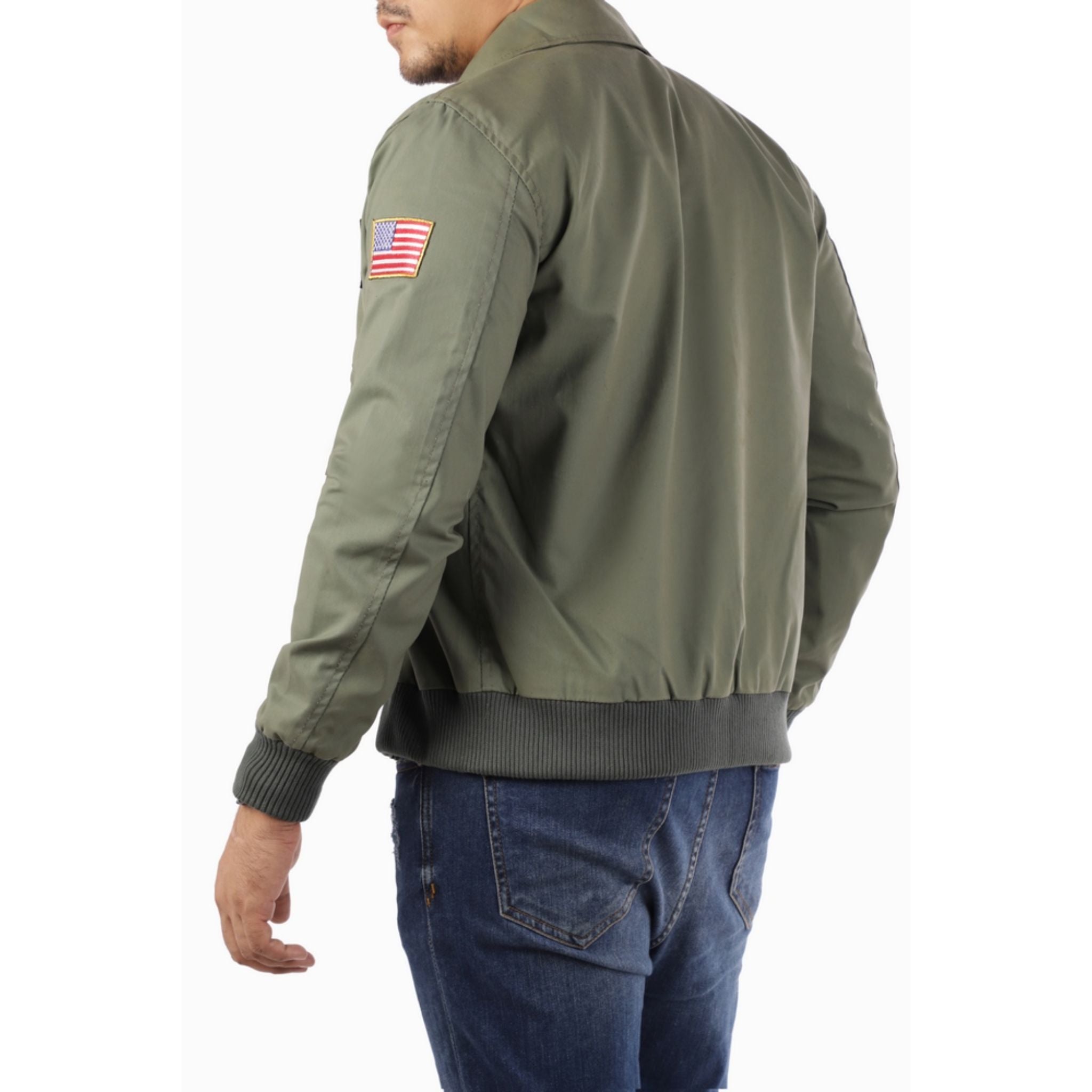 Top Gun Aviator Jacket-Green