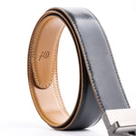 Load image into Gallery viewer, Chromium Double Sided Reversible Men&#39;s&#39; Leather Belt-BLACK TAN BRN
