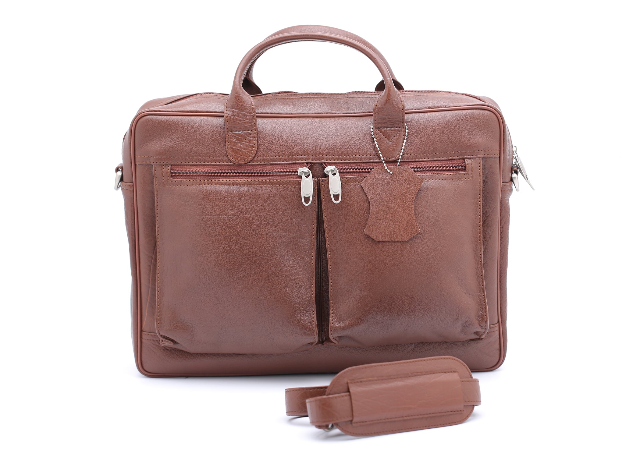 The Ultimate Leather Breifcase Bag-Tan