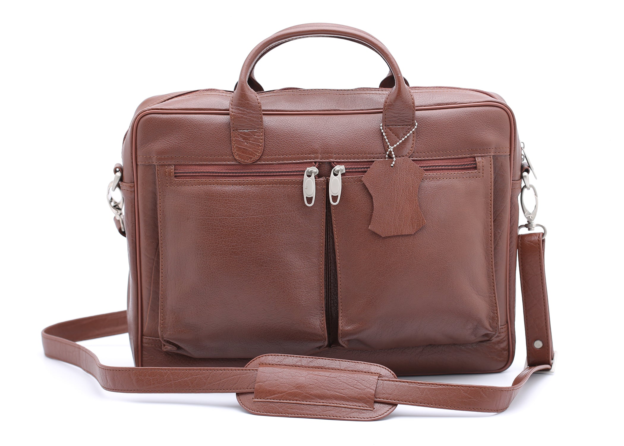 The Ultimate Leather Breifcase Bag-Tan
