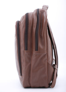 Trio Leather Backpack (TAN)