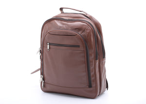 Trio Leather Backpack (TAN)