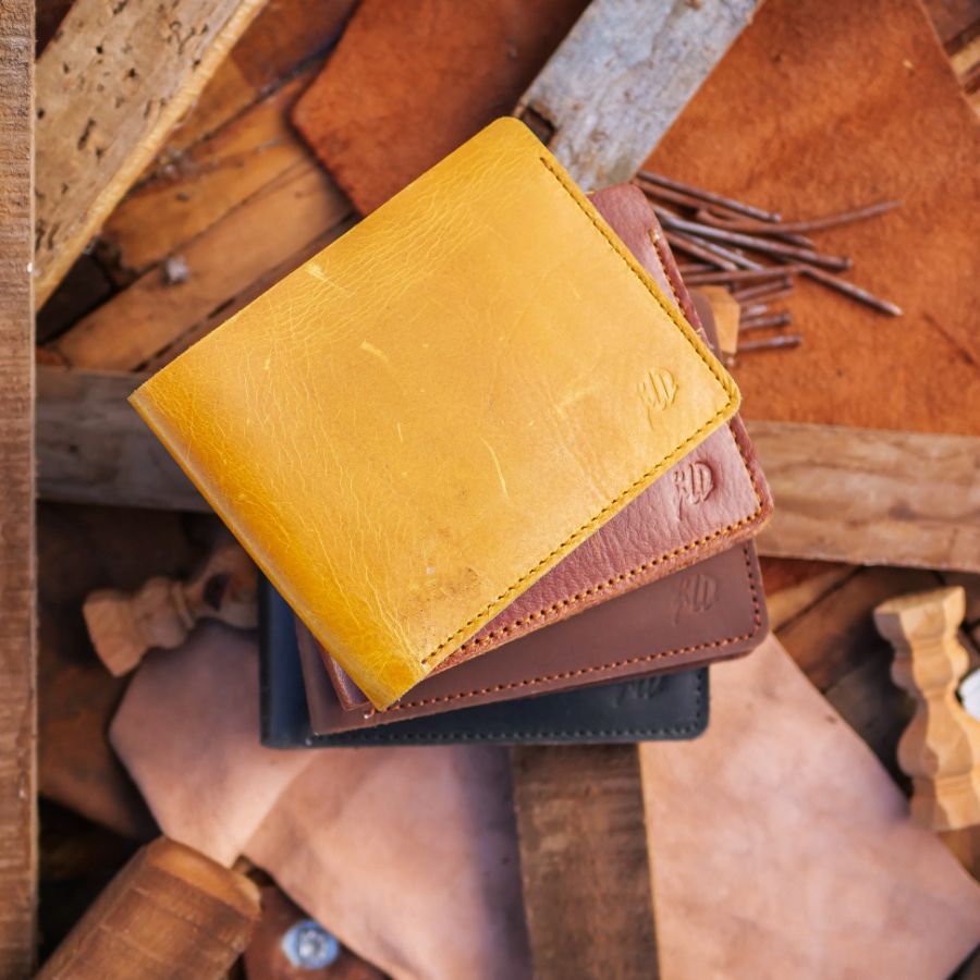 The Vault Vintage Leather Wallet-Arch-Wood Brown