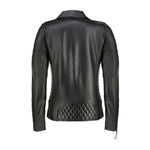 Load image into Gallery viewer, Womens Quilted Leather Quilted Jacket-Black
