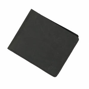 Mens Genuine Vintage Leather Wallet-CHARCOAL S2