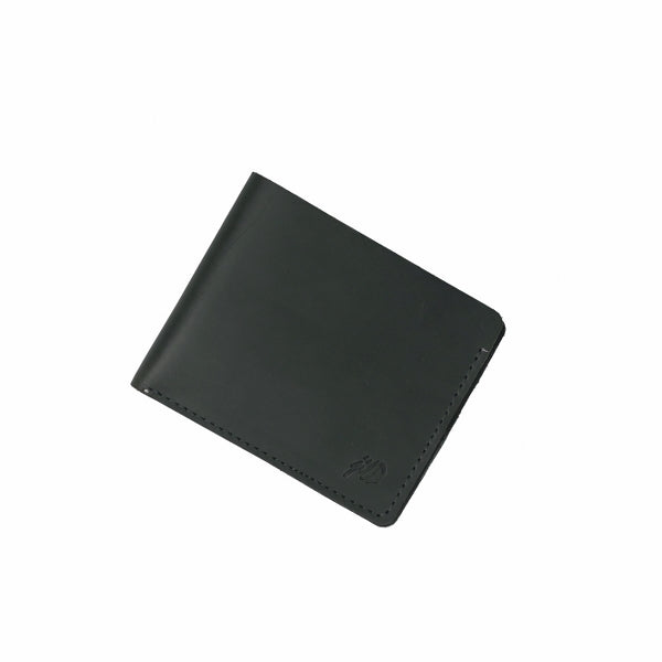 Mens Genuine Vintage Leather Wallet-BLACK S2