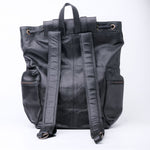Load image into Gallery viewer, Leather Backpack Travel Laptop Office Bag- Granite Black
